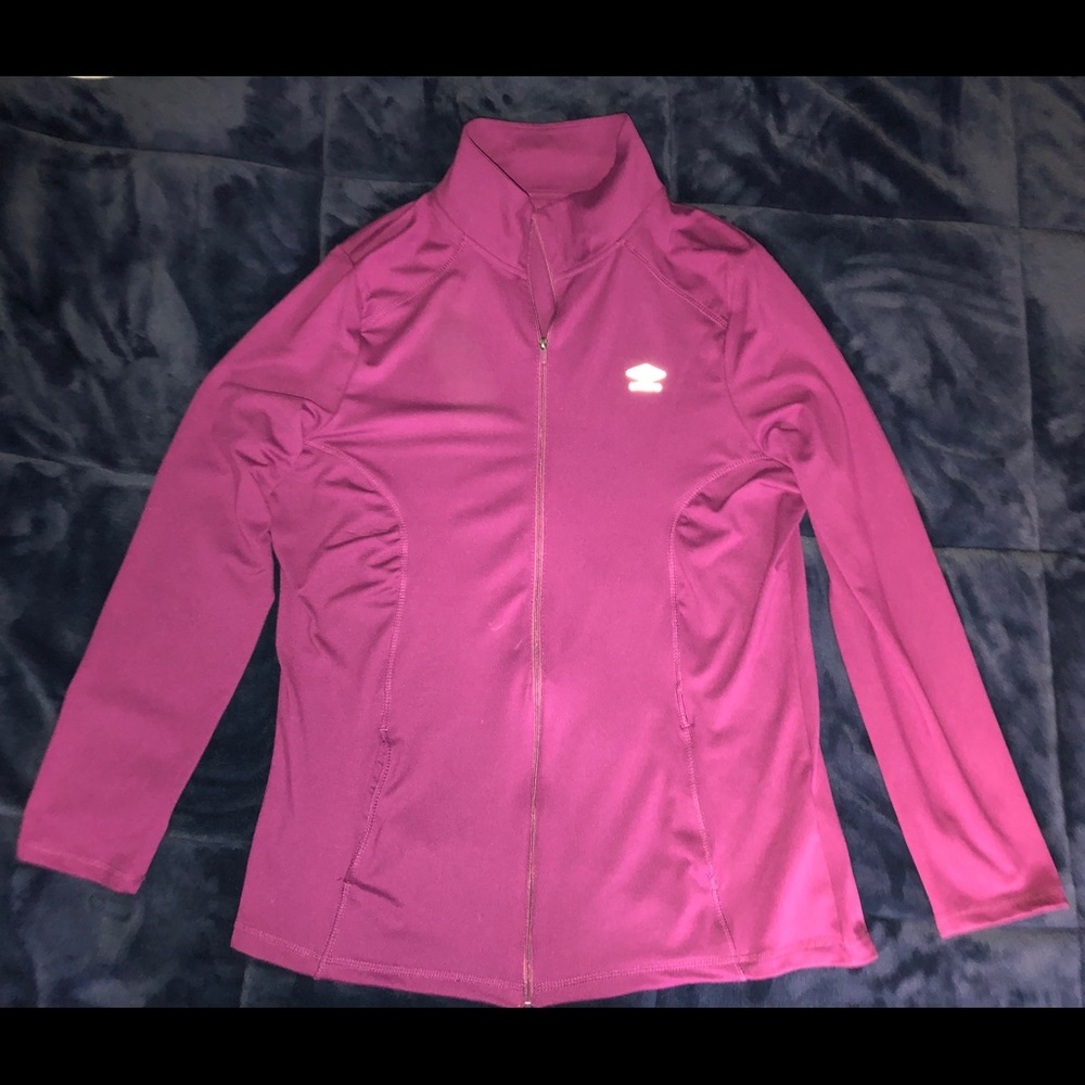 Umbro Fuchsia Full-Zip Athletic Jacket